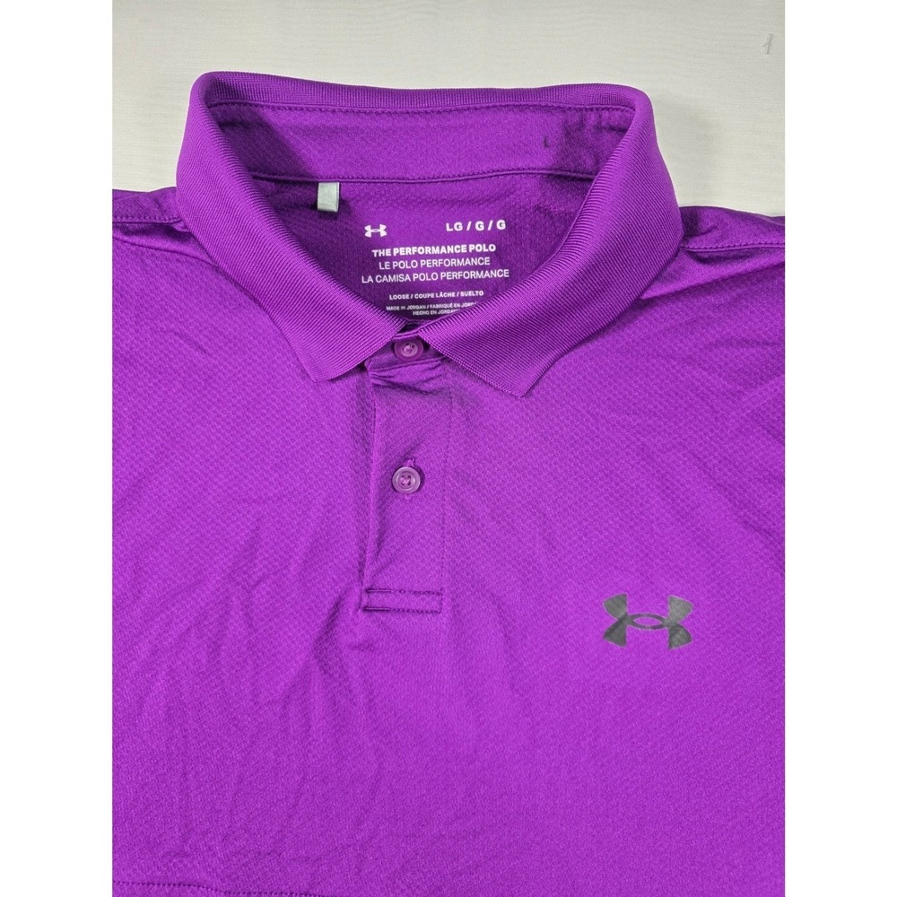 Under Armour Polo Men's Large Loose Fit Performance Golf Shirt